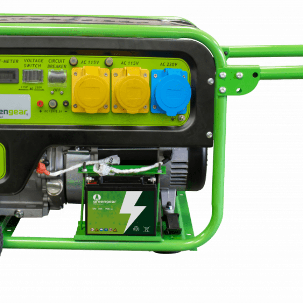 Green Gear GE-5000UK LPG 5kW 240V/110V Generator