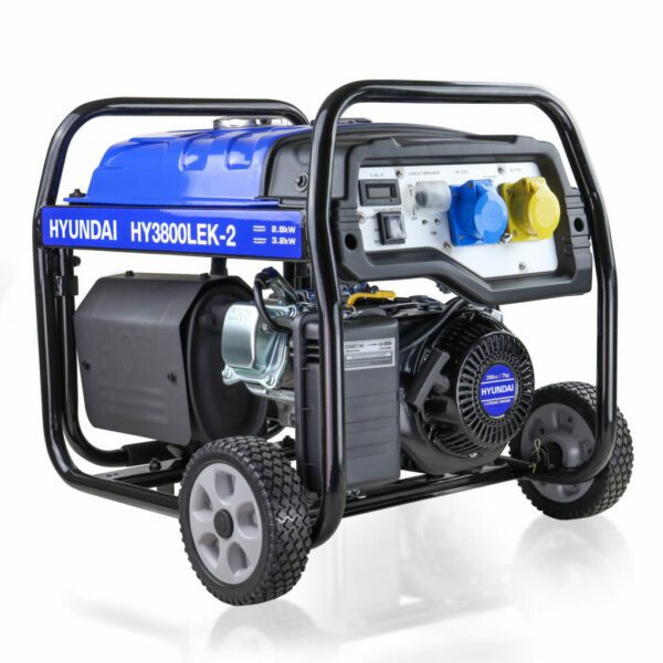 Hyundai HY3800LEK-2 3.2kW / 4.00kVa* Electric Start Site Petrol Generator