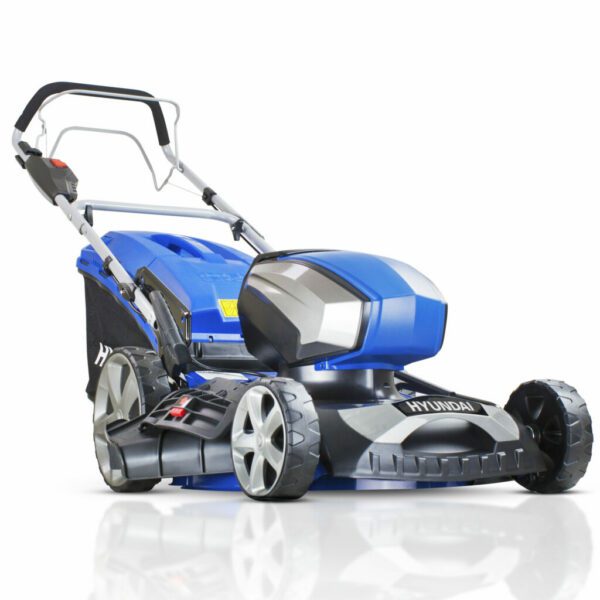 Hyundai HYM80LI460SP 80V Lithium-Ion Cordless Battery Powered Self Propelled Lawn Mower 18” Cutting Width With Battery and Charger