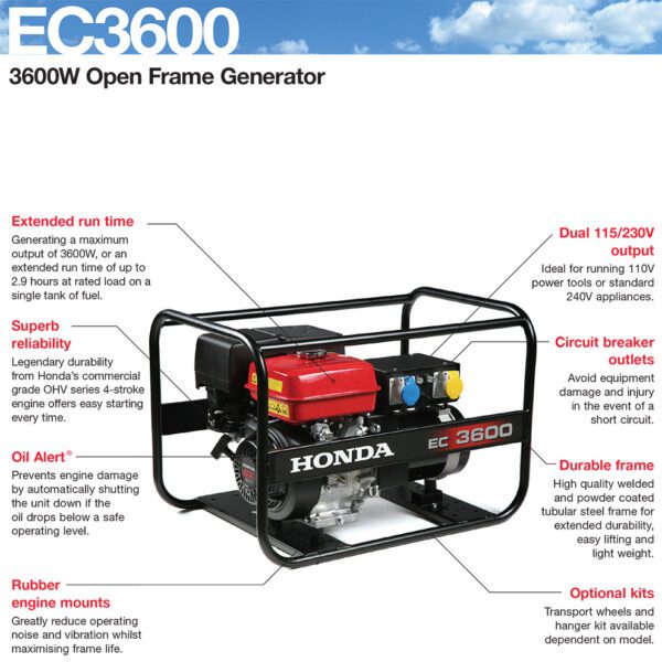 Honda EC3600 Petrol Generator