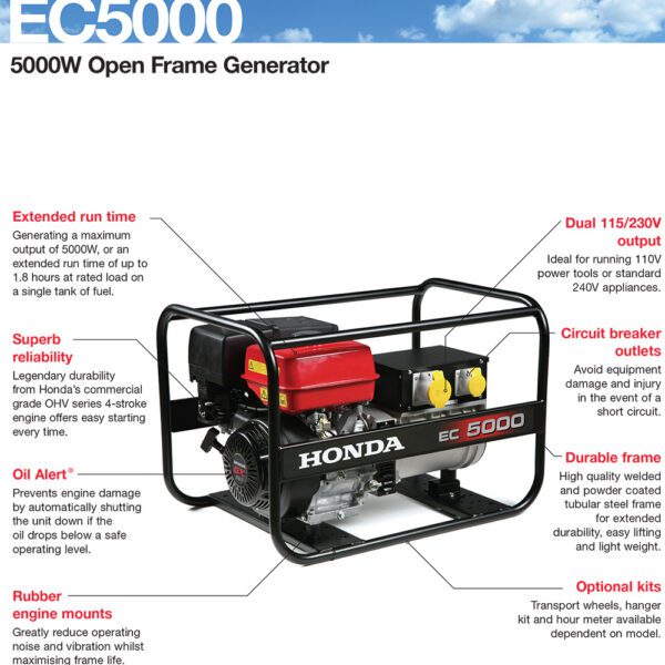 Honda EC5000 Petrol Generator