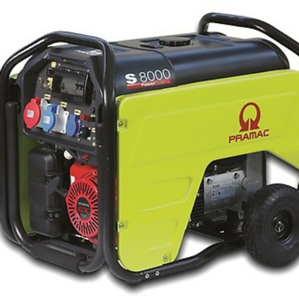 Pramac S8000 230/115v Electric Start Petrol Petrol Generator