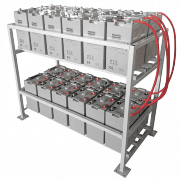 3.6Kw 48V Complete Off-Grid Solar Power System With 12 X 300W Solar Panels, 5Kw Hybrid Inverter And 24Kwh Battery Bank