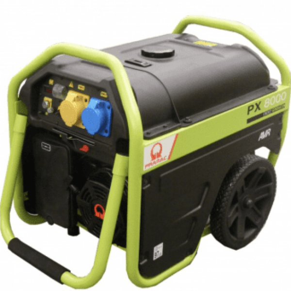 Pramac Praxio 5.4kW PX8000 230/115v + AVR Electric Start Petrol Generator