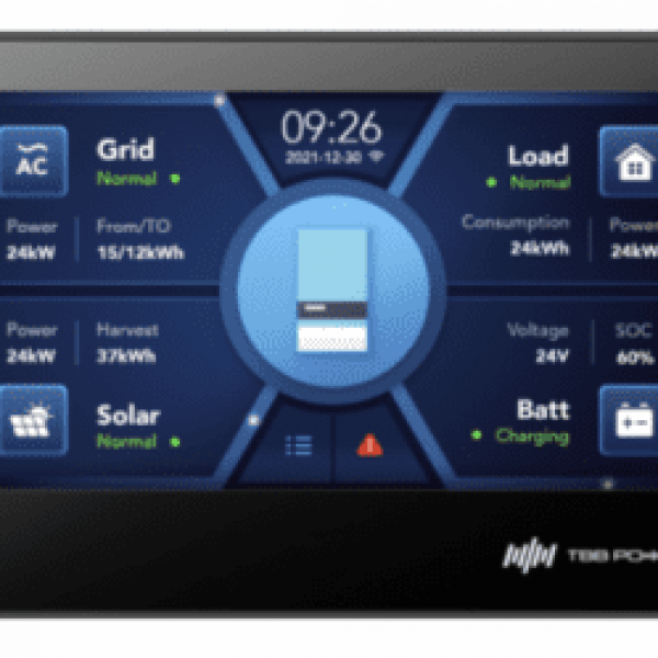 TBB Power 20.64Kw 48V Complete Off-Grid Solar Power System With 48 X 430W Sharp Solar Panels, 3 X 5Kw TBB Power Riiosun Hybrid Inverter And 3 X TBB Power Ps10 210Ah Batteries
