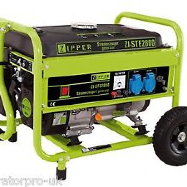 Zipper Power ZI-STE2800 Petrol Generator High End Brand - With Handle & Wheels